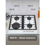 Встраиваемая газовая варочная панель Zigmund & Shtain MN 197.61 I