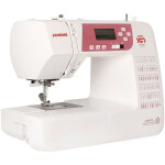 Швейная машина Janome 3160 PG белый/розовый