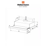 Встраиваемая вытяжка Hebermann HBFH 60.2 W