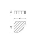 Полка угловая Timo Nelson 160077/02 antique