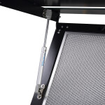 Каминная вытяжка Maunfeld Bridge Line 50 черный/полоска сатин