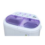 Стиральная машина Optima МСП-35 белая крышка/фиолетовые окна