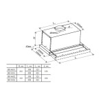 Встраиваемая вытяжка Gefest ВО 4601 К23