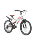 Велосипед Novatrack 20SS6V.SHARK.WT20 белый (140671)