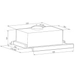 Встраиваемая вытяжка Graude DHF 60.0 E