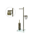 Стойка комбинированная напольная WasserKraft K-1234 светлая бронза