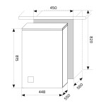Встраиваемая посудомоечная машина Lex PM 4563 A