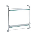 Полка стеклянная двойная WasserKraft K-2022