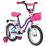 Велосипед Novatrack 141TETRIS.VL20 фиолетовый