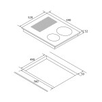 Встраиваемая индукционная варочная панель Hiberg i-MS 6049 B
