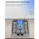 Встраиваемая газовая варочная панель Delvento V30V20M001