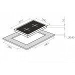 Встраиваемая электрическая варочная панель Maunfeld EEHE.32.4B