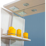 Зеркало-шкаф Бриклаер Бали 90 R светлая лиственница