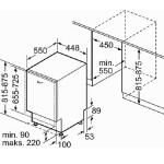 Встраиваемая посудомоечная машина Bosch SPV6ZMX01E