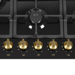 Встраиваемая газовая варочная панель Maunfeld EGHE.75.33CB.R/G