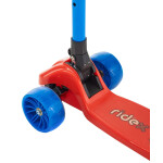 Самокат Ridex 3-х колесный Juicy R, 120/80 мм красный/синий
