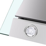 Каминная вытяжка Maunfeld Gloria 60 нержавеющая сталь/прозрачное стекло