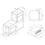 Встраиваемый электрический духовой шкаф Krona Duetto 60 IX