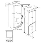 Встраиваемый холодильник Lex RBI 201 NF