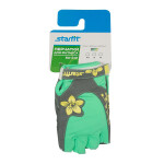 Перчатки для фитнеса Starfit SU-112 серый/мятный/желтый XS