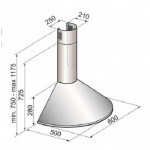 Каминная вытяжка Korting KHC 6930 RC