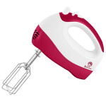 Миксер Василиса МК1-300 белый/малиновый