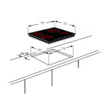 Встраиваемая электрическая варочная панель Monsher MKFC 645