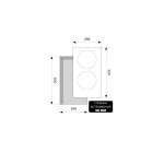 Встраиваемая индукционная варочная панель Lex EVI 320 F BL