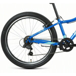 Велосипед Forward Jade 24 1.0 синий/бирюзовый 12" RBK22FW24743