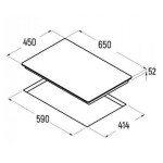 Встраиваемая газовая варочная панель Cata 604 TI