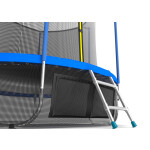 Батут Evo Jump Internal 8ft Lowernet синий + сетка