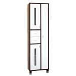 Шкаф-пенал Бриклаер Бали 57 с корзиной венге