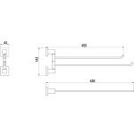 Полотенцедержатель Timo Selene 10059/00 chrome