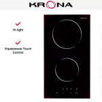 Встраиваемая электрическая варочная панель Krona TEMPO 30 BL