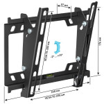 Кронштейн для телевизора Holder T2627-B черный