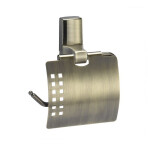 Держатель туалетной бумаги с крышкой WasserKraft Exter K-5225