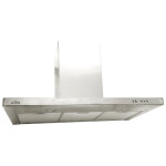 Каминная вытяжка Elikor Квадра 90Н-650-К3Д нержавеющая сталь