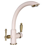 Смеситель для кухни Milacio Gracia белый (F6500.304)