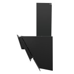 Каминная вытяжка Maunfeld Manchester Light 60 черное стекло