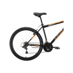 Велосипед Black One Onix 26 черный/серый/оранжевый 20"