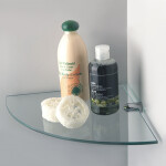 Полка стеклянная угловая WasserKraft K-533