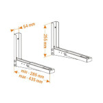 Кронштейн для СВЧ Trone C-3 белый