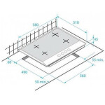 Встраиваемая газовая варочная панель Beko HIAG64223B