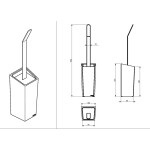 Ерш Sonia Solid Surface 154265