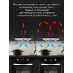 Встраиваемая вытяжка Hyundai HBH 6232 BK