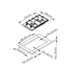 Встраиваемая газовая варочная панель Reex PG-302S IX