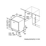 Встраиваемая посудомоечная машина Bosch SMV25EX00E