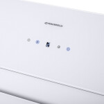 Каминная вытяжка Maunfeld Mersey 60 нержавеющая сталь/белое стекло