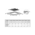 Встраиваемая электрическая варочная панель Korting HK 32001 B