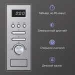 Встраиваемая микроволновая печь Zigmund & Shtain BMO 16.202 S